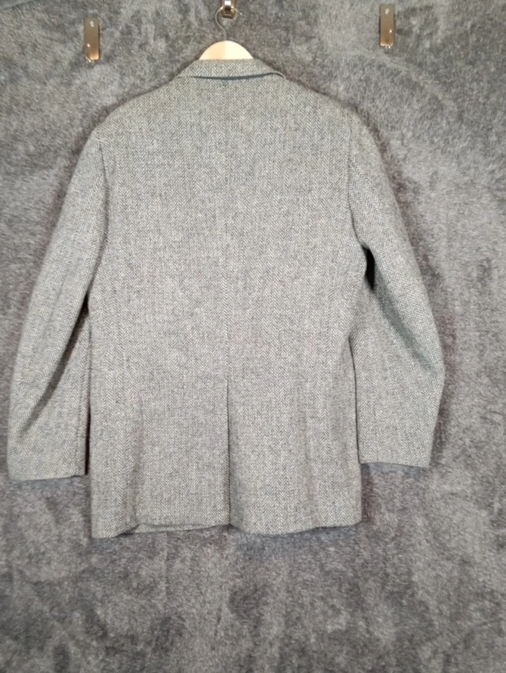 Talbots Vintage Mens Harris Tweed Handwoven Pure Scottish Wool Size 42 Long